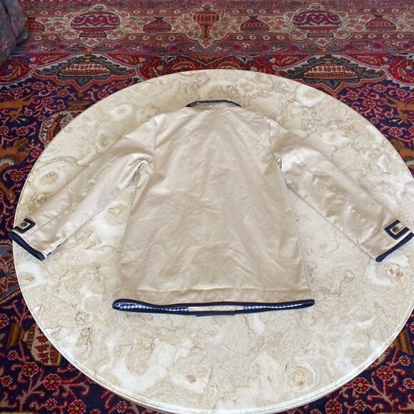 Brooks Brothers Girls Double Breasted Trench Coat - Picture 3 of 13